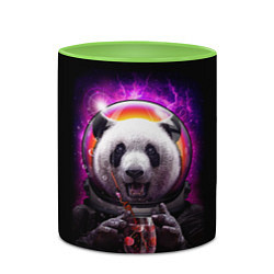 Кружка 3D Panda Cosmonaut, цвет: 3D-белый + светло-зеленый — фото 2