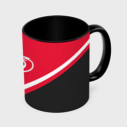 Кружка 3D NHL: Carolina Hurricanes, цвет: 3D-белый + черный
