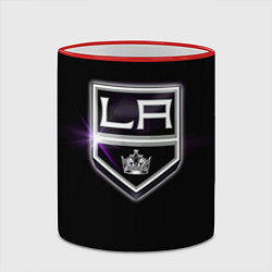 Кружка 3D Los Angeles Kings, цвет: 3D-красный кант — фото 2