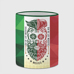 Кружка 3D Мексика, цвет: 3D-зеленый кант — фото 2