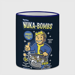 Кружка 3D Nuka Bombs, цвет: 3D-синий кант — фото 2