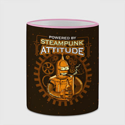 Кружка 3D Steampunk Attitude, цвет: 3D-розовый кант — фото 2