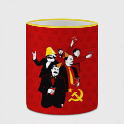 Кружка 3D Communist Party, цвет: 3D-желтый кант — фото 2