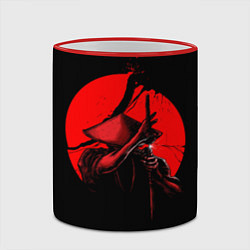 Кружка 3D Сила самурая, цвет: 3D-красный кант — фото 2