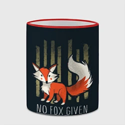 Кружка 3D No Fox Given, цвет: 3D-красный кант — фото 2