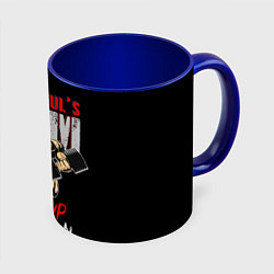 Кружка 3D Powerful Gym, цвет: 3D-белый + синий