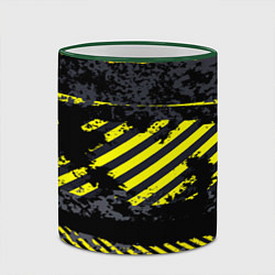 Кружка 3D Grunge Line, цвет: 3D-зеленый кант — фото 2