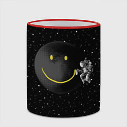 Кружка 3D Лунная улыбка, цвет: 3D-красный кант — фото 2