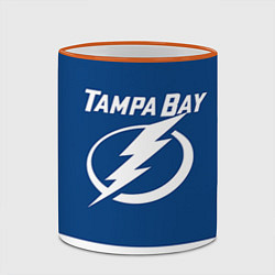 Кружка 3D Tampa Bay: Vasilevskiy, цвет: 3D-оранжевый кант — фото 2