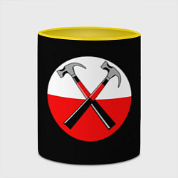 Кружка 3D Pink Floyd: Hammers, цвет: 3D-белый + желтый — фото 2