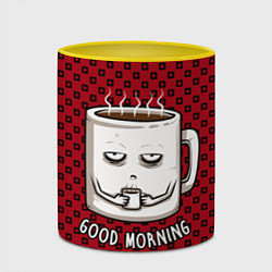Кружка 3D Good Morning, цвет: 3D-белый + желтый — фото 2