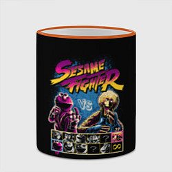 Кружка 3D Sesame Fighter, цвет: 3D-оранжевый кант — фото 2