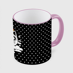 Кружка цветная Магический котик