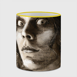 Кружка 3D Ville Valo: Pandemonium, цвет: 3D-желтый кант — фото 2