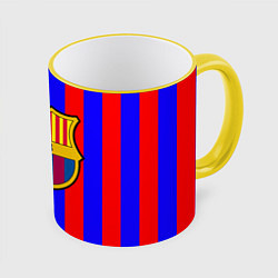 Кружка 3D Barca FCB Club, цвет: 3D-желтый кант