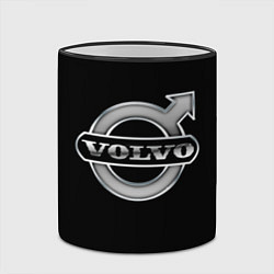 Кружка 3D Volvo Concern - logo, цвет: 3D-черный кант — фото 2