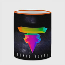 Кружка 3D Tokio Hotel: New Symbol, цвет: 3D-оранжевый кант — фото 2