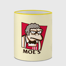 Кружка 3D Moe's KFC, цвет: 3D-желтый кант — фото 2