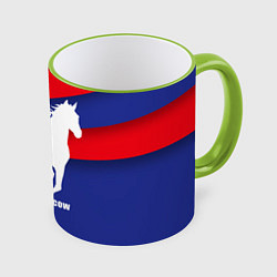 Кружка цветная CSKA est. 1911