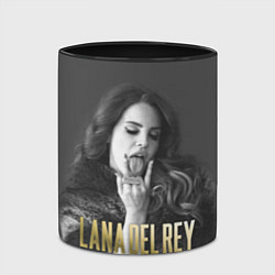 Кружка 3D Lana Del Rey: Sex, цвет: 3D-белый + черный — фото 2