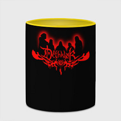 Кружка 3D Dethklok, цвет: 3D-белый + желтый — фото 2