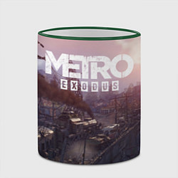Кружка 3D Metro Exodus, цвет: 3D-зеленый кант — фото 2