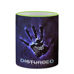 Кружка 3D Disturbed: Live at red rocks, цвет: 3D-светло-зеленый кант — фото 2