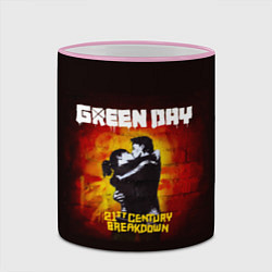 Кружка 3D Поцелуй Green Day, цвет: 3D-розовый кант — фото 2