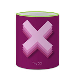 Кружка 3D The XX: Purple, цвет: 3D-светло-зеленый кант — фото 2