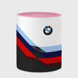Кружка 3D BMW M SPORT, цвет: 3D-белый + розовый — фото 2