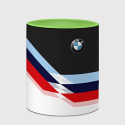 Кружка 3D BMW M SPORT, цвет: 3D-белый + светло-зеленый — фото 2