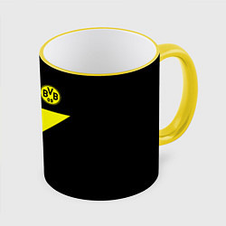Кружка 3D FC Borussia Dortmund: Star, цвет: 3D-желтый кант