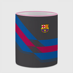 Кружка 3D Barcelona FC: Dark style, цвет: 3D-розовый кант — фото 2