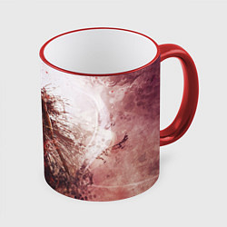 Кружка 3D HellBlade, цвет: 3D-красный кант
