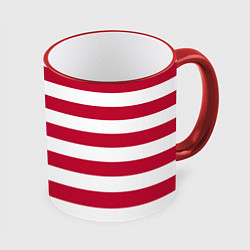 Кружка 3D USA Flag, цвет: 3D-красный кант