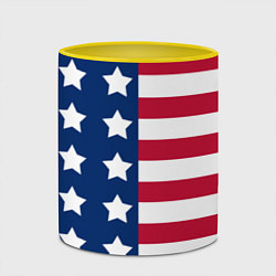 Кружка 3D USA Flag, цвет: 3D-белый + желтый — фото 2