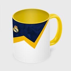Кружка 3D Real Madrid FC: Sport, цвет: 3D-белый + желтый