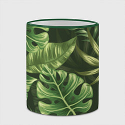 Кружка 3D Доисторический лес, цвет: 3D-зеленый кант — фото 2