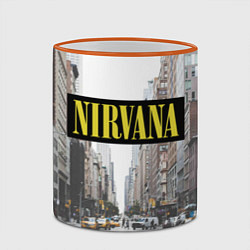 Кружка 3D Nirvana City, цвет: 3D-оранжевый кант — фото 2