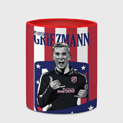 Кружка 3D Griezmann: Atletico Star, цвет: 3D-белый + красный — фото 2