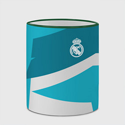 Кружка 3D FC Real Madrid: Sport Geometry, цвет: 3D-зеленый кант — фото 2