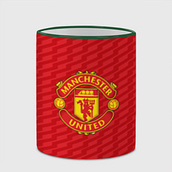 Кружка 3D FC Manchester United: Creative, цвет: 3D-зеленый кант — фото 2