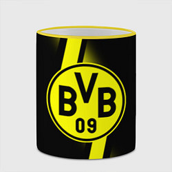 Кружка 3D FC Borussia Dortmund: Storm, цвет: 3D-желтый кант — фото 2