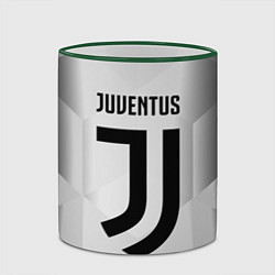 Кружка 3D FC Juventus: Silver Original, цвет: 3D-зеленый кант — фото 2
