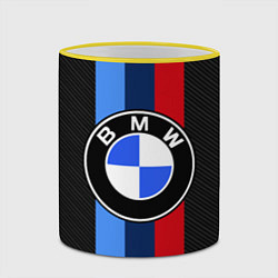 Кружка 3D BMW SPORT, цвет: 3D-желтый кант — фото 2