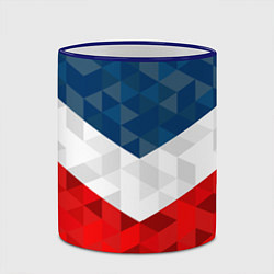 Кружка 3D Форма России, цвет: 3D-синий кант — фото 2