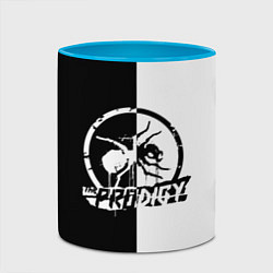 Кружка 3D The Prodigy B&W, цвет: 3D-белый + небесно-голубой — фото 2