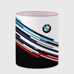 Кружка 3D BMW BRAND COLOR БМВ, цвет: 3D-розовый кант — фото 2