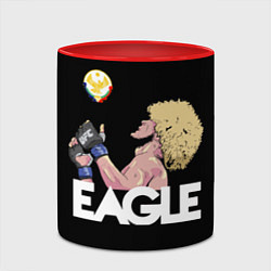 Кружка 3D Eagle Khabib, цвет: 3D-белый + красный — фото 2