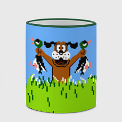 Кружка 3D Duck Hunt, цвет: 3D-зеленый кант — фото 2